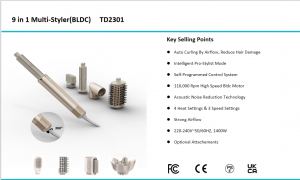 9 in 1 Multi-Styler Hair Styler (BLDC)   TD2301