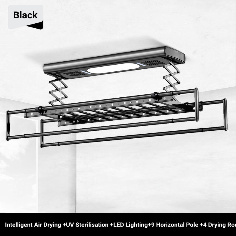 Drying Clothes Rack Black