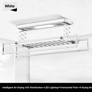 電動晾衣架智能晾衣系統遙控升降陽台晾衣架家用全自動晾衣機