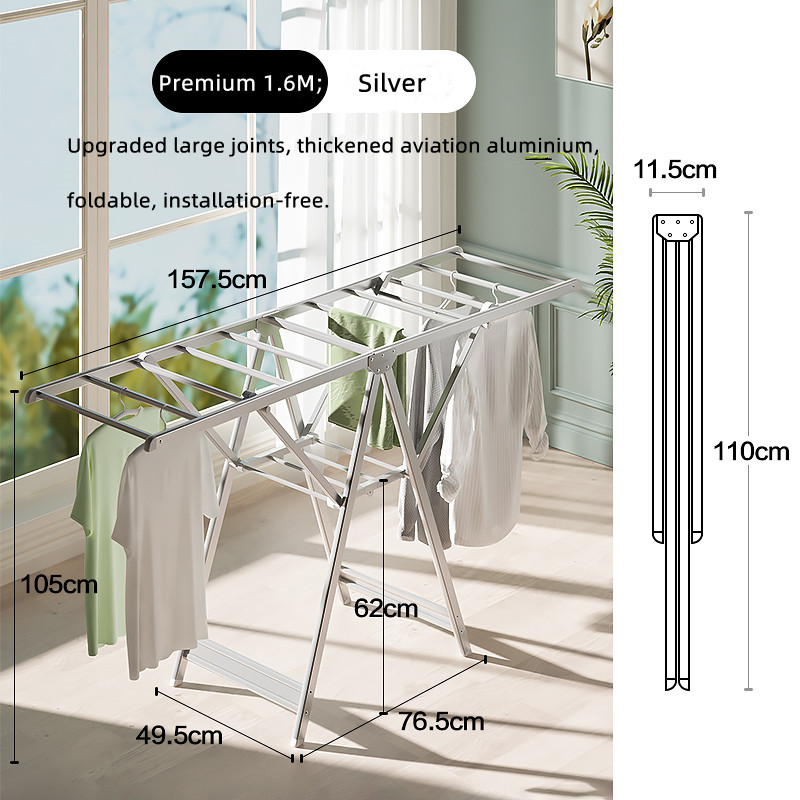 Premium Drying Rack Silver