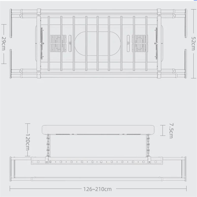 drying rack size